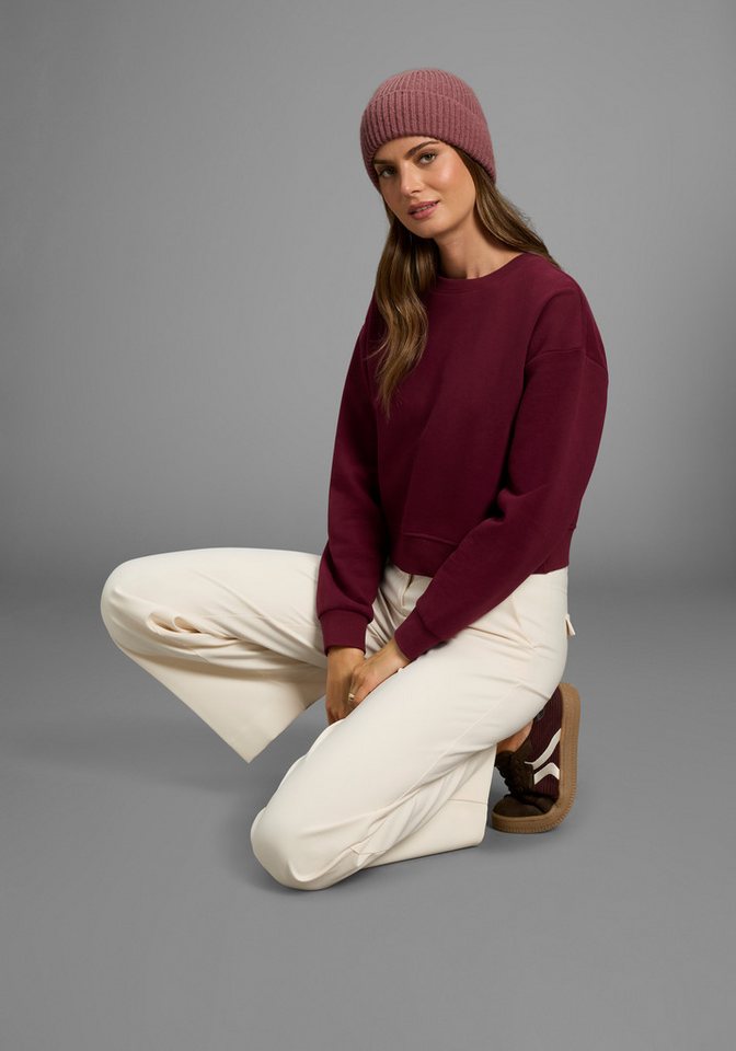 Laura Scott Sweatshirt (1-tlg) Cropped Form – Bild 5 von 5