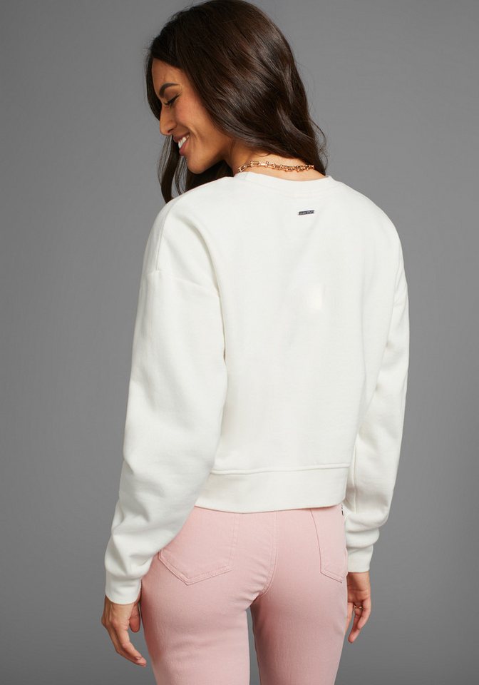 Laura Scott Sweatshirt (1-tlg) Cropped Form – Bild 2 von 5