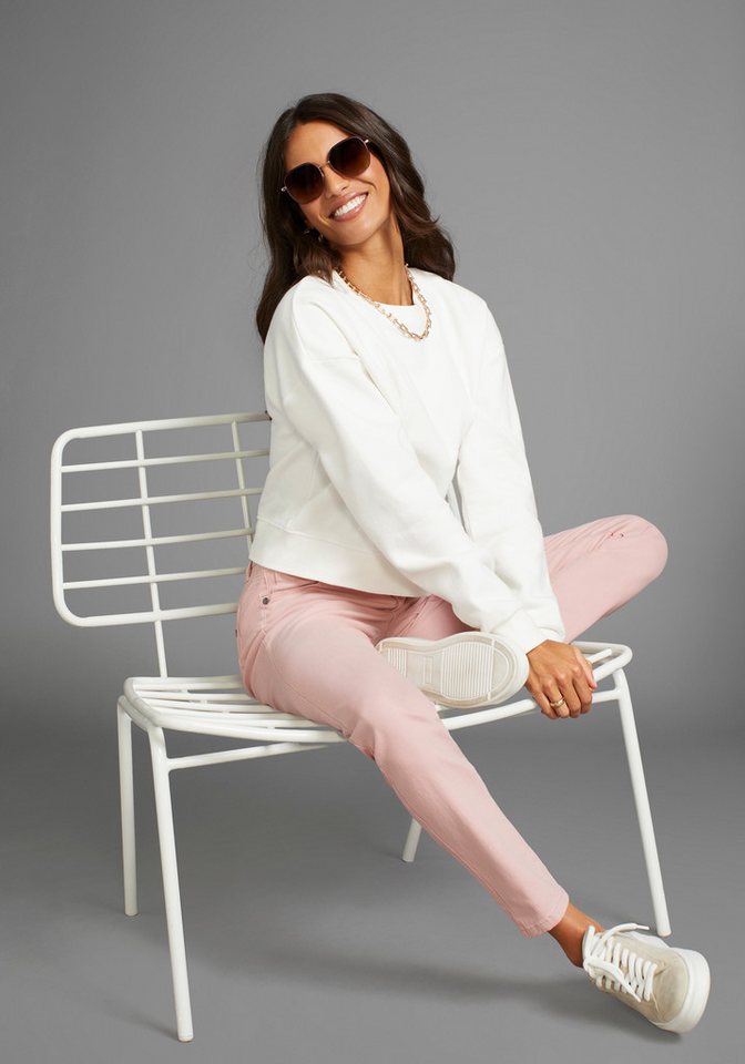 Laura Scott Sweatshirt (1-tlg) Cropped Form – Bild 5 von 5