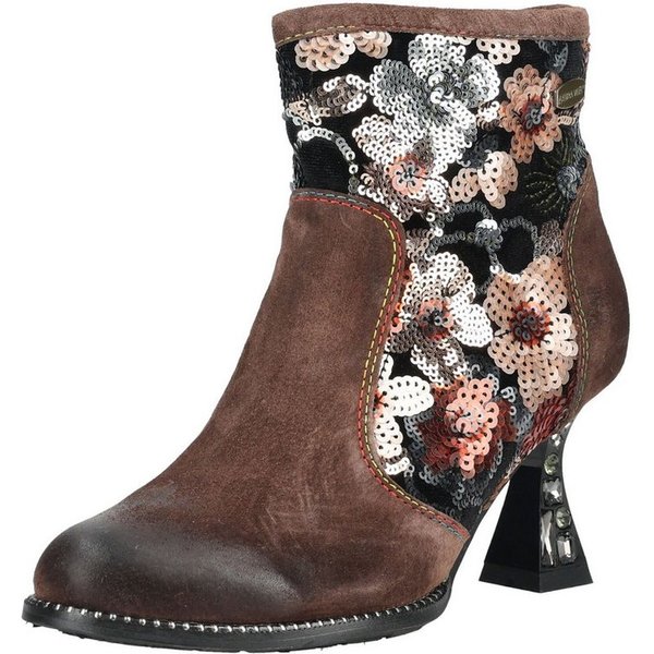 LAURA VITA LAURA VITA Stiefelette Leder/Textil High-Heel-Stiefelette