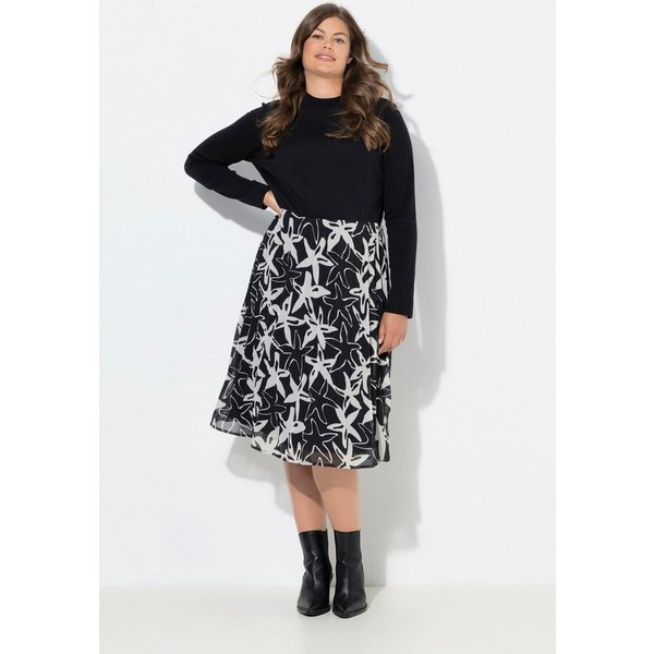 Laurasøn Jerseykleid Kleid Langarm Turtleneck