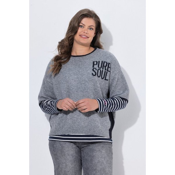 Laurasøn Pullunder Halbarm Strickpullover Rundhals