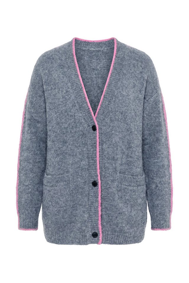 Laurasøn Strickjacke Strickjacke V-ausschnitt – Bild 2 von 4