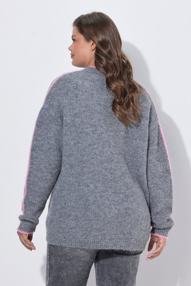 Laurasøn Strickjacke Strickjacke V-ausschnitt – Bild 3 von 4