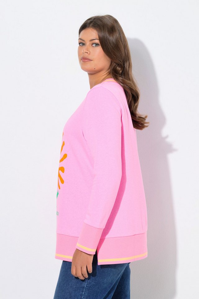 Laurasøn Sweatshirt Sweatshirt V-Ausschnitt Langarm – Bild 4 von 4
