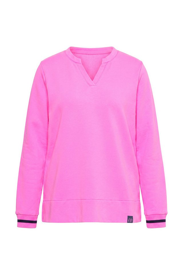 Laurasøn Sweatshirt Sweatshirt V-Ausschnitt Langarm – Bild 2 von 4