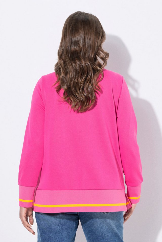 Laurasøn Sweatshirt Sweatshirt V-Ausschnitt Langarm – Bild 3 von 4