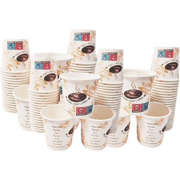 Lauroo Becher Espresso TO GO Becher, Kaffeebecher – TO GO 100 ml, -100 Stück, 100-tlg.