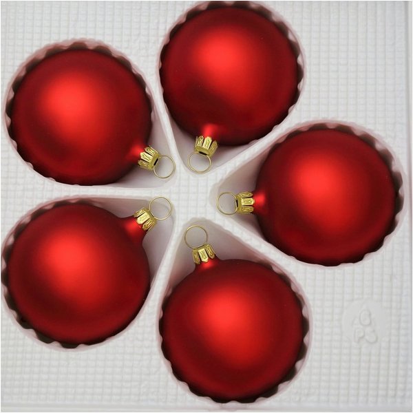 Lauschaer Glas Christbaumschmuck Christbaumschmuckkugeln in verschiedenen Farben und Größen