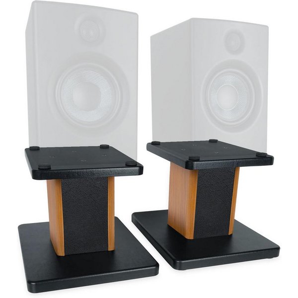 keepdrum Lautsprecherständer keepdrum Boxenständer SS041RW Tisch-Stative Palisander 1 Paar, (bis 10 Zoll, Höhe 20cm, 1 Paar)
