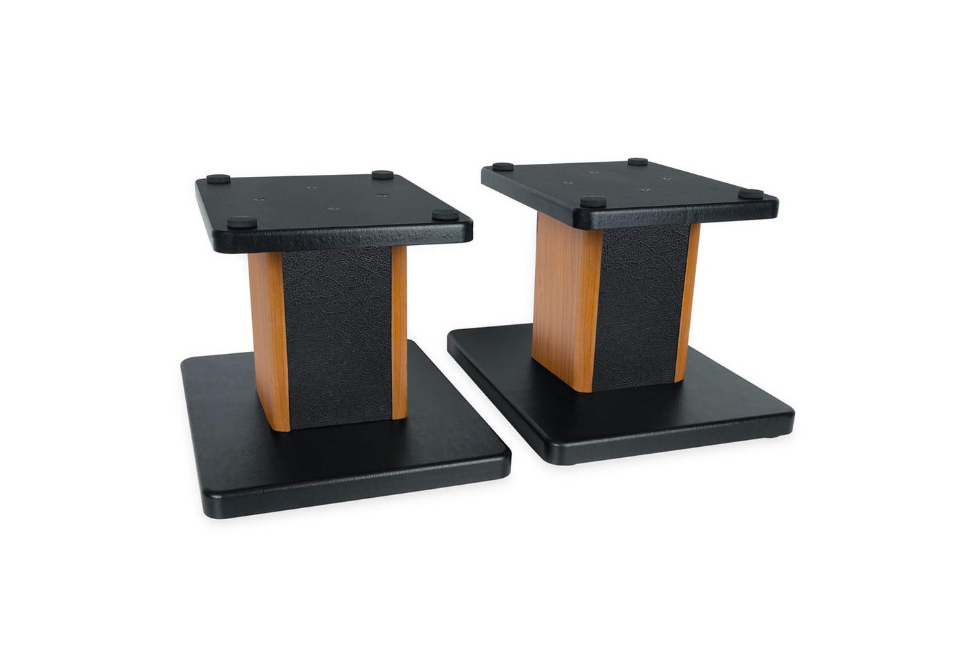 keepdrum Lautsprecherständer keepdrum Boxenständer SS041RW Tisch-Stative Palisander 1 Paar, (bis 10 Zoll, Höhe 20cm, 1 Paar) – Bild 4 von 5