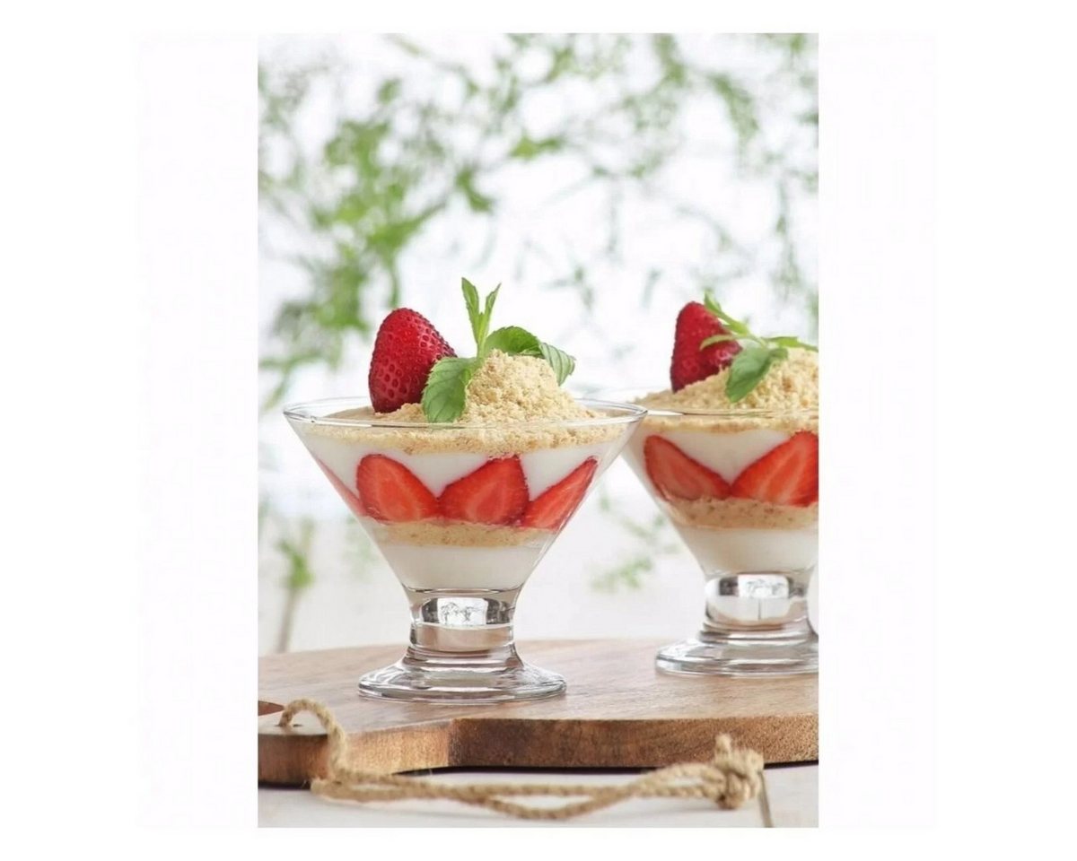 LAV Dessertschale Crema 3er Set - 165 ml, ideal für Eis & Desserts, Glas, (Set, 3-tlg), 3-teilig, 165 ml – Bild 3 von 4