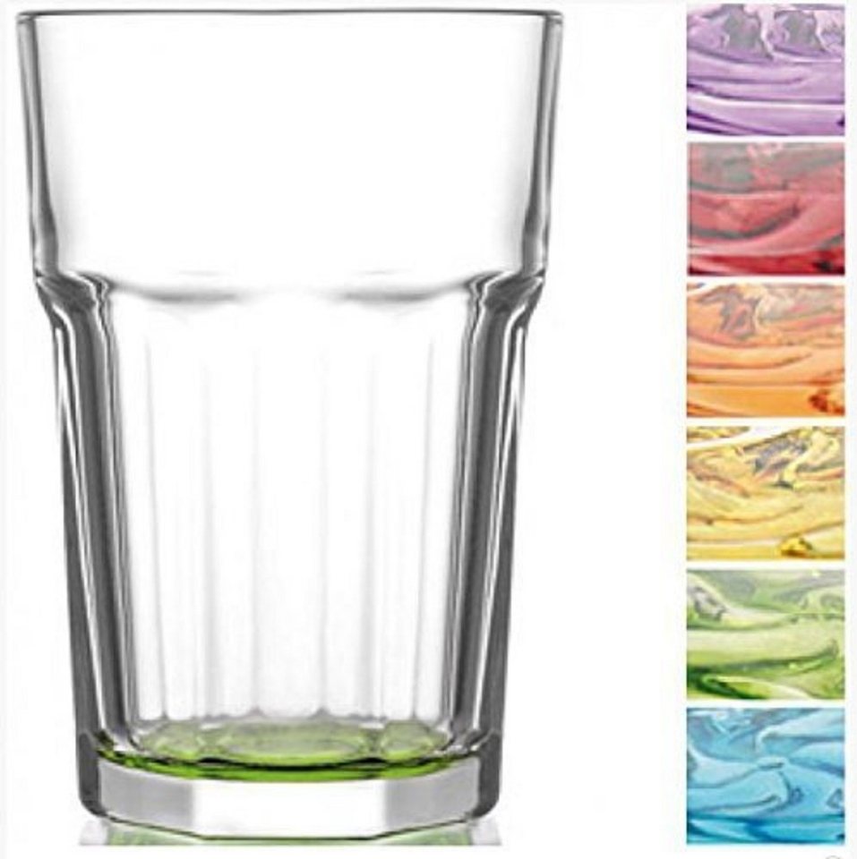 LAV Gläser-Set Caipirinha farbiges Retro Set, 6-tlg., 300ml, spülmaschinengeeignet – Bild 4 von 4