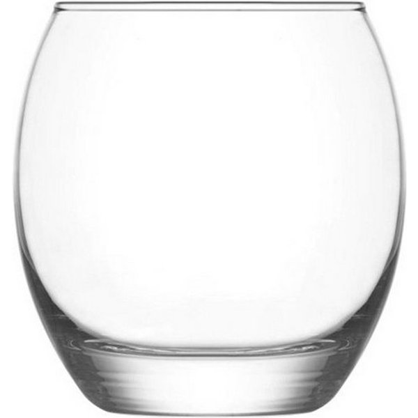LAV Gläser-Set Empire Wassergläser - 6er Set, 405 ml, transparent, modernes Design, 6-tlg., Glas, 6-teilig, 405 ml