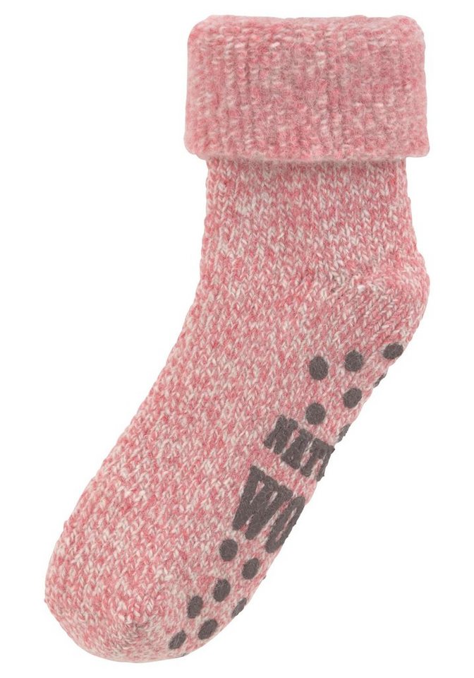 Lavana ABS-Socken Damen Stoppersocken, Anti Rutsch, Wollsocken, (Packung, 1-Paar, Gr. 35-38 bis 39-42) Haussocken mit rutschfester Sohle – Bild 3 von 5