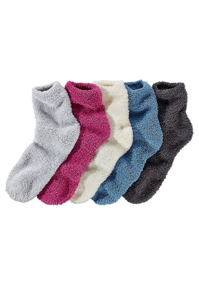 Lavana Kuschelsocken (Packung, 5-Paar) ideal als Bettsocken – Bild 2 von 5