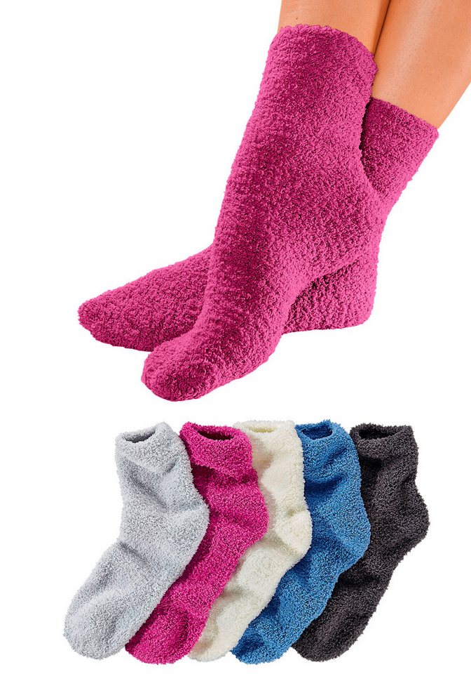 Lavana Kuschelsocken (Packung, 5-Paar) ideal als Bettsocken – Bild 5 von 5