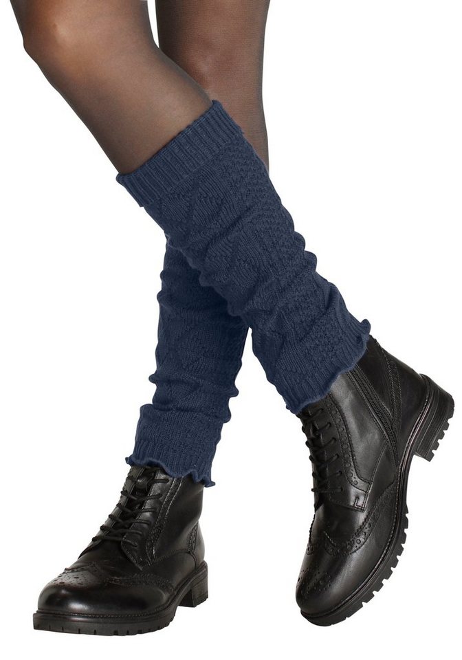 Lavana Stulpensocken gestrickte Beinstulpen, Beinwärmer für Ballett, Tanz und Sport (Packung, 2-Paar) mit Zopfstrickmuster – Bild 3 von 5