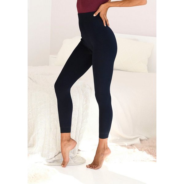 Lavana Thermoleggings Damen Thermo Leggings, High Waist Fleece, Winterleggings (Packung, 1-tlg) mit Innenfutter aus Teddyfleece