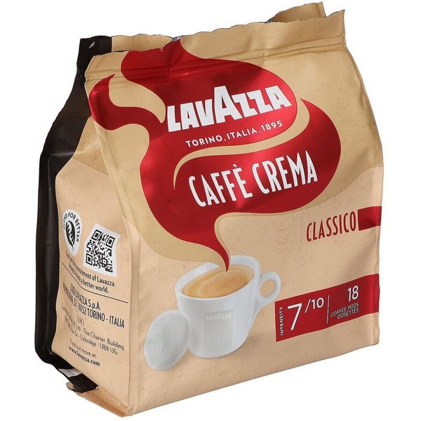 Lavazza Kaffee Caffè Crema Classico, 18 Kaffeepads
