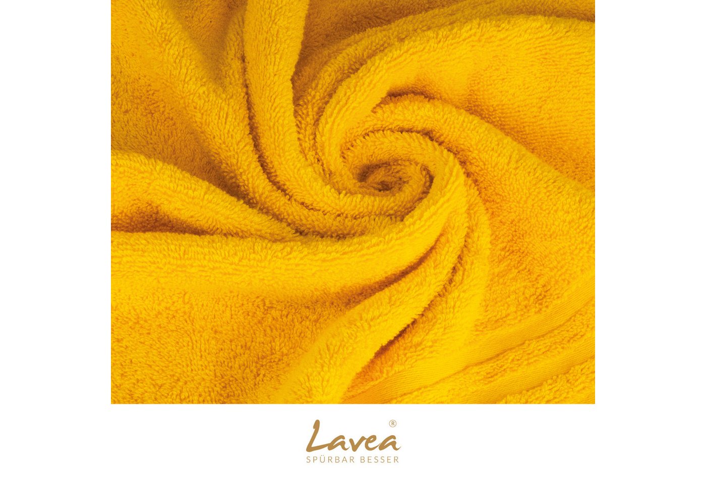 Lavea Handtuch Set Elena, Duschtücher, Handtücher, Gästetücher, Waschhandschuhe, 100% Baumwolle (Set, 10-St), Frottierserie, weich & saugstark, pflegeleicht, 50 – Bild 5 von 5