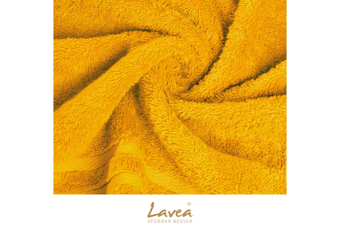 Lavea Waschhandschuh 20er Set Waschhandschuhe, 15 x 21 cm, Elena-Frottierserie, Waschlappen, (20-St), 500 g/m² Frottier, weich & saugstark, pflegeleicht – Bild 5 von 5