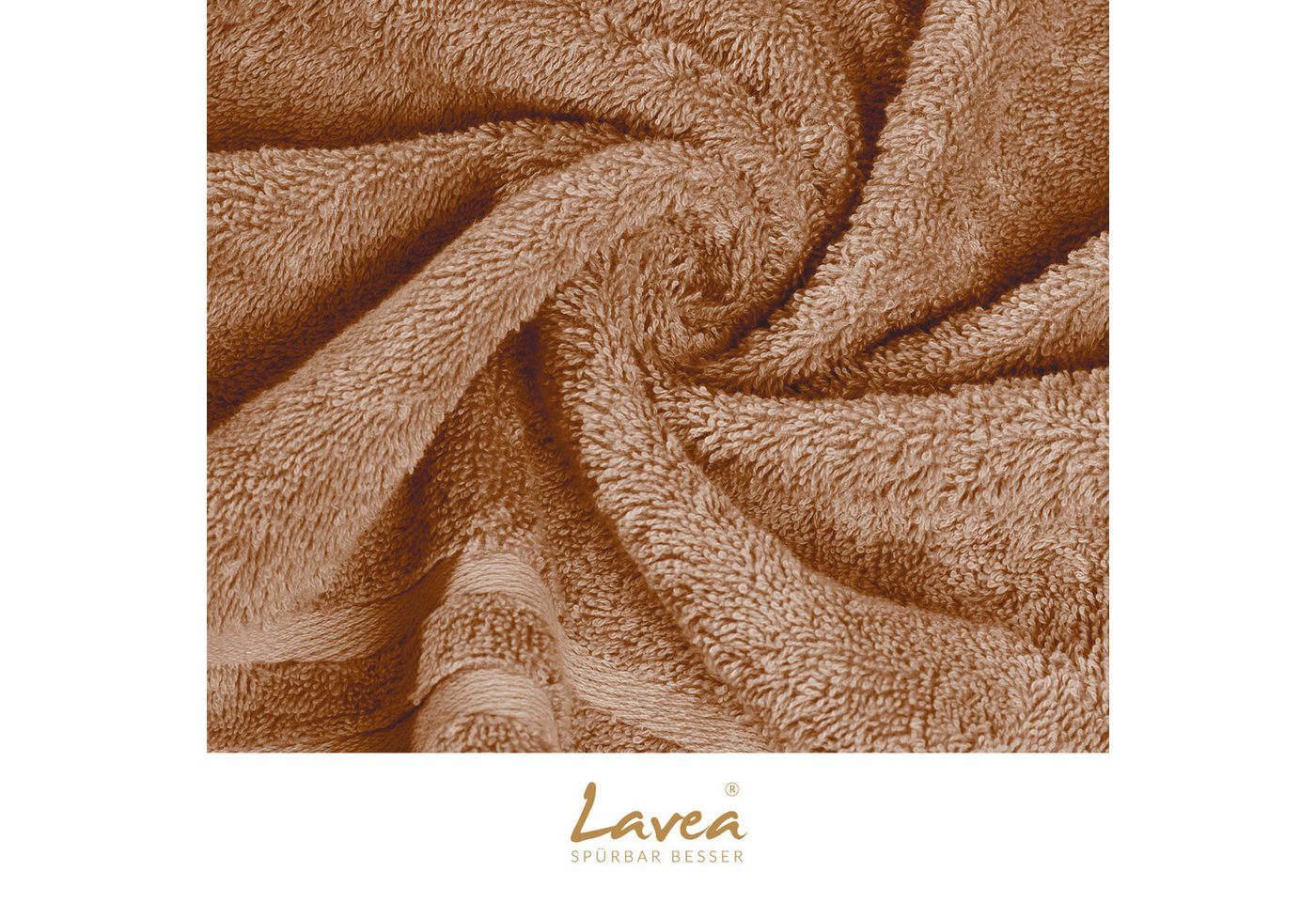 Lavea Waschhandschuh 20er Set Waschhandschuhe, 15 x 21 cm, Elena-Frottierserie, Waschlappen, (20-St), 500 g/m² Frottier, weich & saugstark, pflegeleicht – Bild 5 von 5