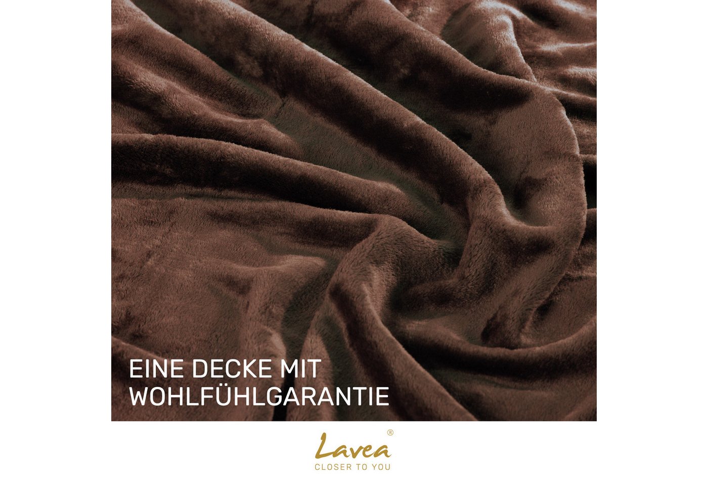 Wohndecke Kuscheldecke, Fleecedecke, Wolldecke flauschig und weich, Lavea, Sofadecke, Atmungsaktiv & Hautfreundlich, Decke – Bild 5 von 5