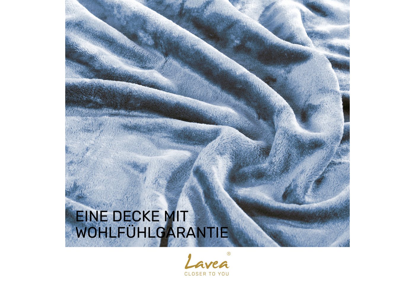 Wohndecke Kuscheldecke, Fleecedecke, Wolldecke flauschig und weich, Lavea, Sofadecke, Atmungsaktiv & Hautfreundlich, Decke – Bild 5 von 5