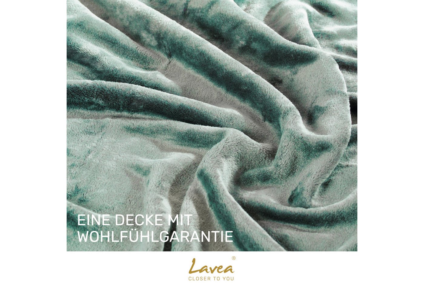 Wohndecke Kuscheldecke, Fleecedecke, Wolldecke flauschig und weich, Lavea, Sofadecke, Atmungsaktiv & Hautfreundlich, Decke – Bild 5 von 5