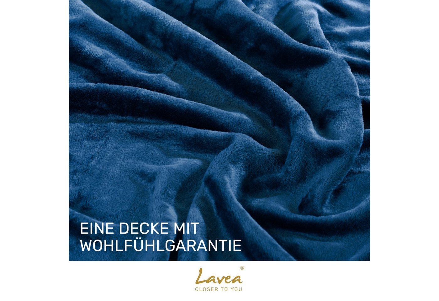 Wohndecke Kuscheldecke, Fleecedecke, Wolldecke flauschig und weich, Lavea, Sofadecke, Atmungsaktiv & Hautfreundlich, Decke – Bild 5 von 5