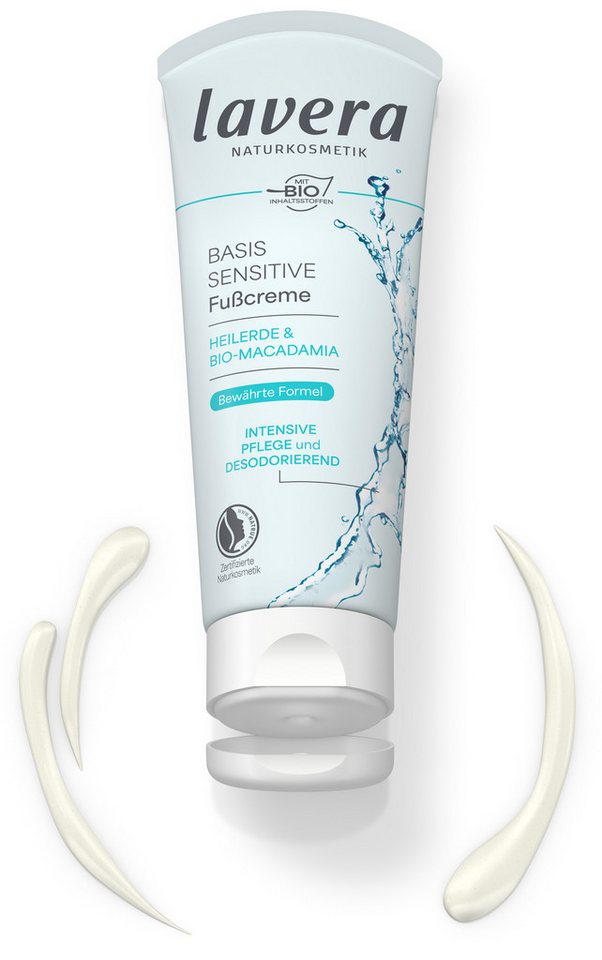 lavera Basis sensitiv Fußcreme · 75 ml – Bild 2 von 4