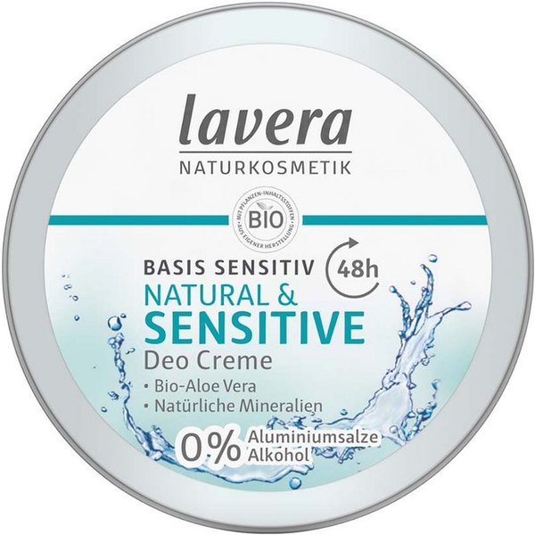 lavera Bio-Deo-Creme "Natural und Sensitive", 50 ml