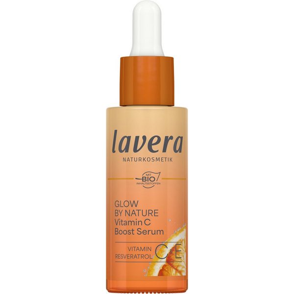 lavera Bio-Gesichtsserum "Glow by Nature" mit Vitamin C+E, 30 ml
