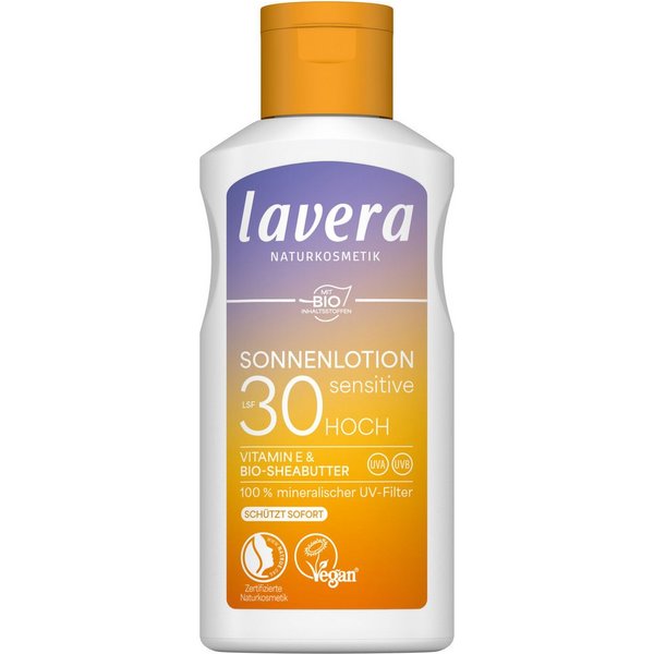 lavera Bio-Sonnenlotion, Sensitiv LSF 30, 100 ml