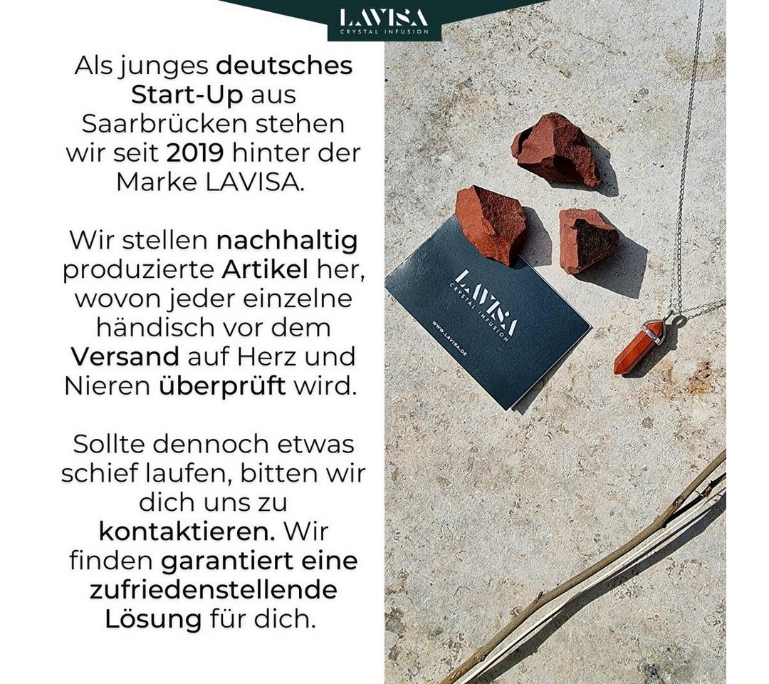 LAVISA Edelstein echte Edelsteine, Kristalle, Wassersteine, Mineralien Natursteine, Edelstein Wasserstein Kristall Naturstein – Bild 5 von 5