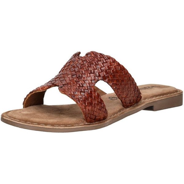 Lazamani Lazamani Pantoletten Leder Pantolette