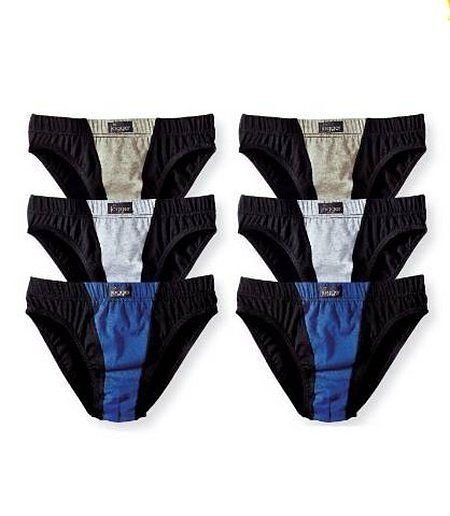 le jogger® Slip (6er pack) unifarben, mit Markenlabel und Kontrastbesatz, Baumwollmischung – Bild 2 von 3