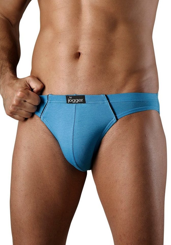le jogger® Slip Minislip (Packung, 4-St), knappe Form, schöne Farben mit kontrastfarbenen Pipings – Bild 3 von 4