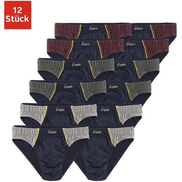 le jogger® Slip (Packung, 12-St) mit Farbhighlights