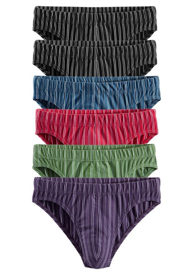 le jogger® Slip (Packung, 6-St) mit garngefärbten Streifen – Bild 3 von 4