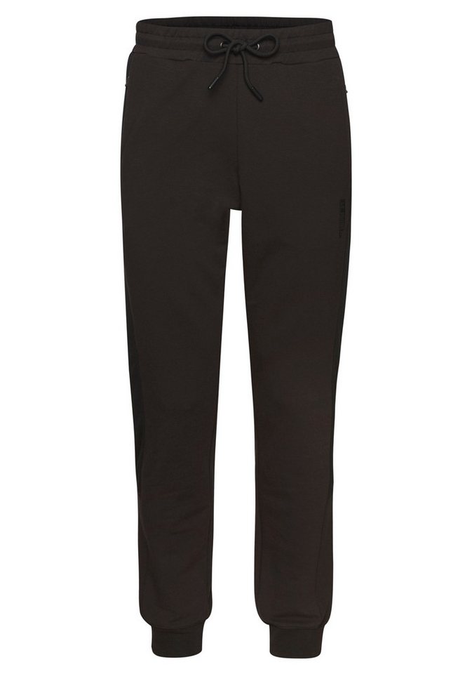 le jogger® Sweatpants mit farblichen Einsatz und Reißverschlusstaschen – Bild 2 von 5