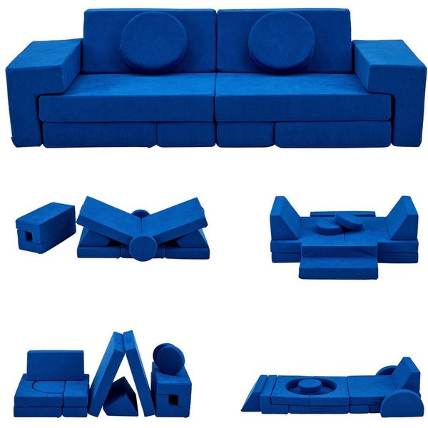 LEADZM Kindersofa Kindersofa Spielsofa, Schaumstoff Stapelsteine für Kinder, Kindercouch