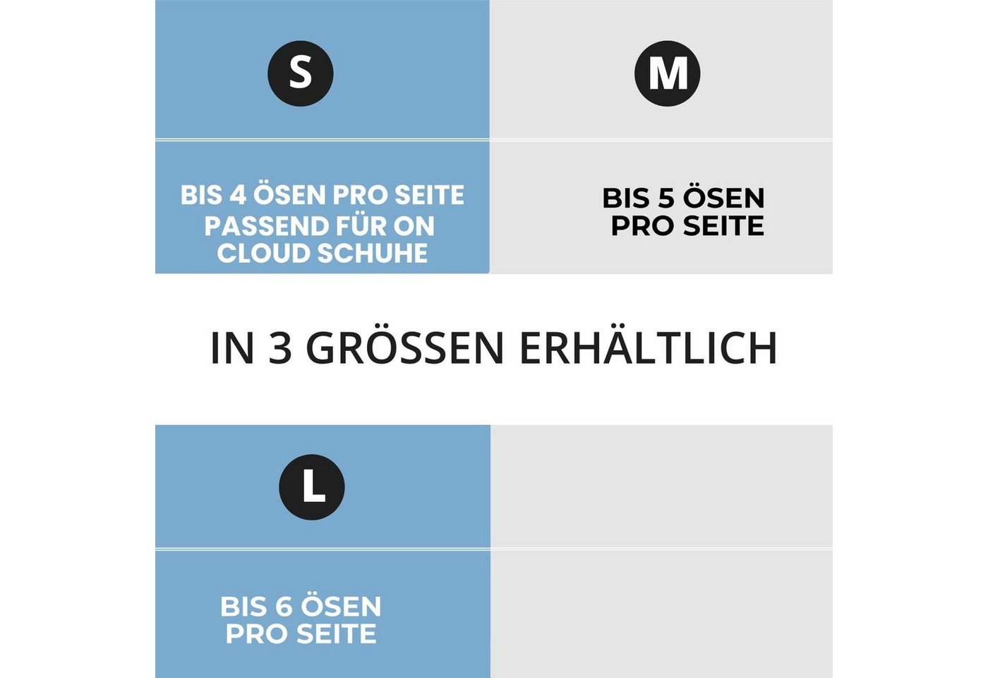 leazy Schnürsenkel ohne Binden Runde Elastische Schuhbänder zum Einhaken ON Cloud Ersatz, Hellgraue Gummischnürsenkel für Kinder und Erwachsene – Bild 4 von 5