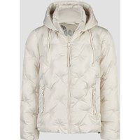 LEBEK Lebek Damen Jacke m. Kapuze, Größe 42 in Beige