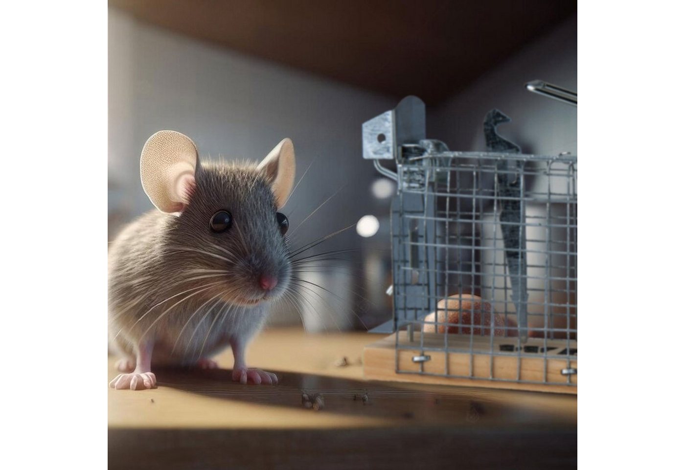Goods+Gadgets Lebendfalle GOODS+GADGETS Wiederverwendbar Lebendfalle Mäusefalle–Tierfreundlich, Tiefreundliche Falle wiederverwendbar – Bild 3 von 5