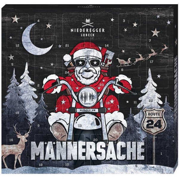 Niederegger Lebensmittel-Adventskalender Niederegger Adventskalender Minis Männersache 168 g