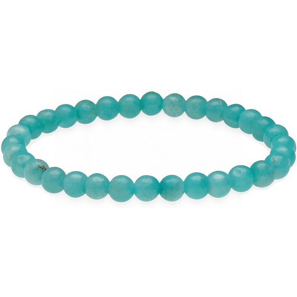 Lebensquelle Plus Armband Amazonit Kugelarmband, 6 mm