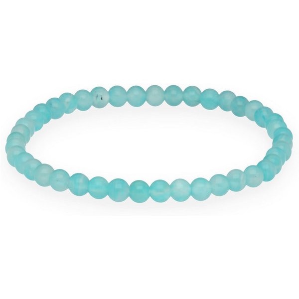 Lebensquelle Plus Armband Amazonit Mini-Kugelarmband, 4 mm
