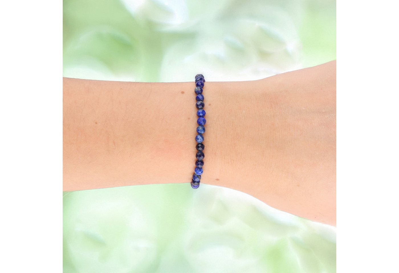 Lebensquelle Plus Armband Lapislazuli, facettiertes Armband, 4 mm – Bild 2 von 3